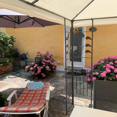 Ferienwohnung Rustico auf Burg Locarno Exterior foto
