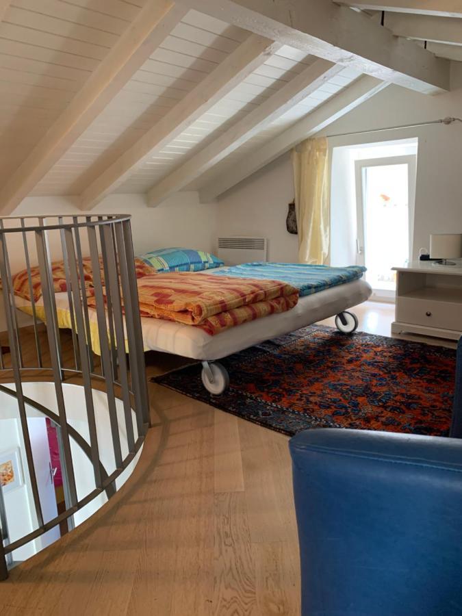Ferienwohnung Rustico auf Burg Locarno Exterior foto
