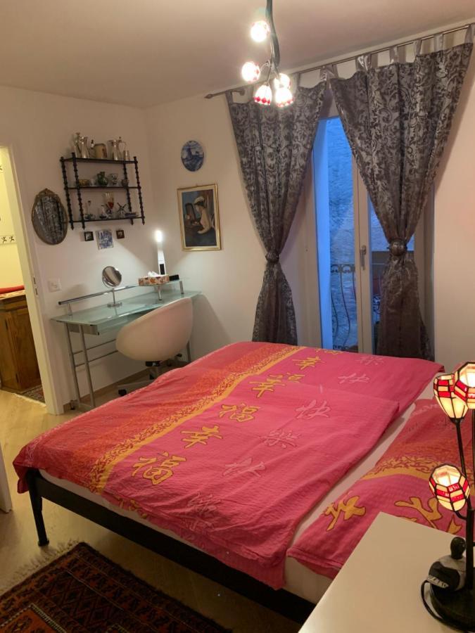 Ferienwohnung Rustico auf Burg Locarno Exterior foto