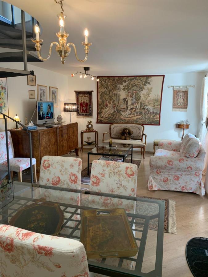 Ferienwohnung Rustico auf Burg Locarno Exterior foto