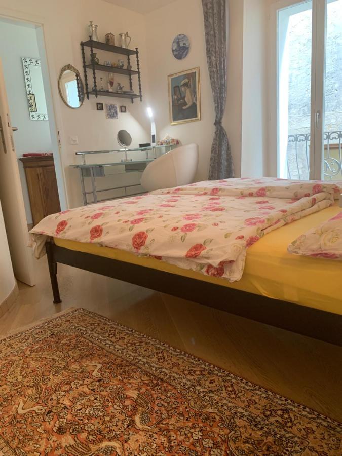 Ferienwohnung Rustico auf Burg Locarno Exterior foto