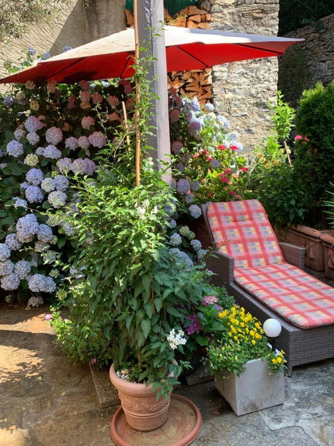 Ferienwohnung Rustico auf Burg Locarno Exterior foto
